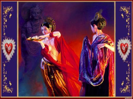 Belle couleurs, Richesse d'un pays d'une grand culture malgr&eacute; ses al&eacute;as, et photo faisant penser  &agrave; l'INDE �  habits bijoux, accesoires, couleurs� la sagesse d'un  Sage  Bouddha  &agrave;