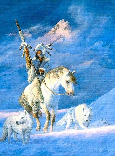 Il n'y a qu'A Admirer, tellment  cett image repose  et  prend regard  par  sa Beaut&eacute;, et  sa richesse  dns le coeur et  l'&acirc;me, cette blancheur Neige Belle Indienne, beaux animaux �� vra