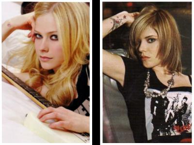 Musique  Chanteuses��   2 styles diff&eacute;rents  mais que l'on aime!!  Belle photo!! 