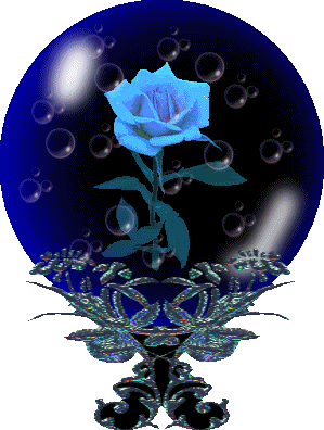 . Po&eacute;sie Bleu la lune les &eacute;toiles, un beau cercle la Terre, Belle rose bleue pastel et plus fonc&eacute;e, jolie  apaise le coeur et esprit,et me donne un esprit  de po&egrave;me �et de r&ecirc;ve f&eacute;&eacute;rie&& BONNE SOIREE D