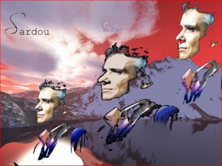 Original et bien cette Cr&eacute;a: Michel sardou en plusieur vues sur fond montagne Neige rivi&egrave;re Et  Force Dans le Coeur et l'Ame� Belles chansons paroles et Musiques ��cette photo m'inspir beauc