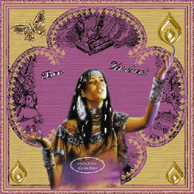 Comme cette belle Am&eacute;riendienne, superbe habits moutarde Gris Noir , Fond Mauve, jolis festons, Et la Flamme de l'Amour la Paix La Lumi&egrave;re Vs Souhaite UN BON VENDREDI �� Merci pr vos Visites � A 