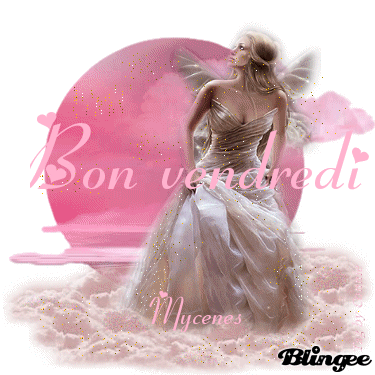 Femme &eacute;l&eacute;gance  pure  belle  Ange F&eacute;e  Dans les Nuages Ns Am&egrave;ne  Sa Protection Ang&eacute;lique  et  Protection Divine� Douceurs et joie dns couleurs rose blanc Pastel�Pr venir Vs Souhaiter UN BON JOYEUX VEN