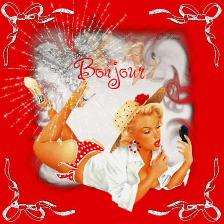 Coucou, fin d'apr&egrave;s-midi,me revoil&agrave; , je vous souhaite Une Bonne Soir&eacute;e�  vous me manquez ��  moi aussi  BONJOUR et  BONSOIR ! !  bizz  &