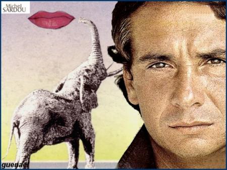 Michel sardou �  chante  r&ecirc;ve pense  �  AFRIQUE ADIEU  Un &eacute;l&eacute;phant est l&agrave; �  Belle chanson � 