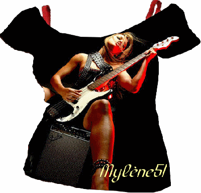 Sur Tee shirt Original, Mode elle joue &agrave; la guitare et chante� cheveux dns le vent Myl&egrave;ne Farmer,  rockeuse  et &ccedil;a lui va bien��