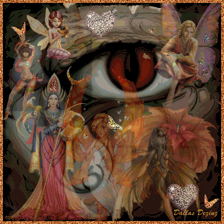 Cr&eacute;a plutot bien r&eacute;ussie � Un oeil qui voit plein de belles choses   L'esprit vagabonde de mil pens&eacute;es  d'Evasion  R&ecirc;ve  Exotisme  F&eacute;&eacute;rie Brille!! Beaut&eacute;  Couleurs�Coeur d'Amour Scintil